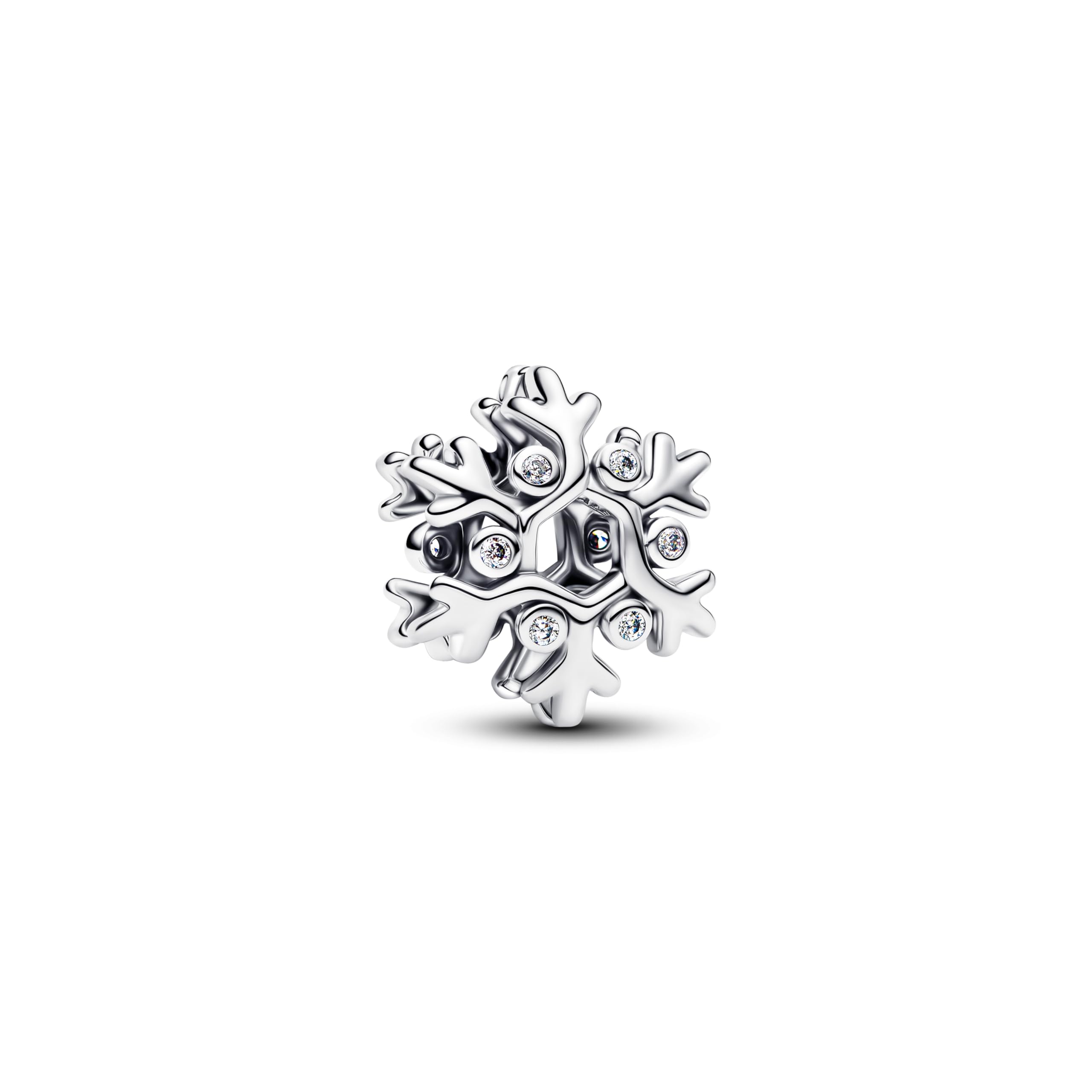 PANDORA Moments Schneeflocke Charm aus Sterling-Silber mit Zirkonia, Kompatibel Moments, 794249C01 Angebot bei HelloDeals