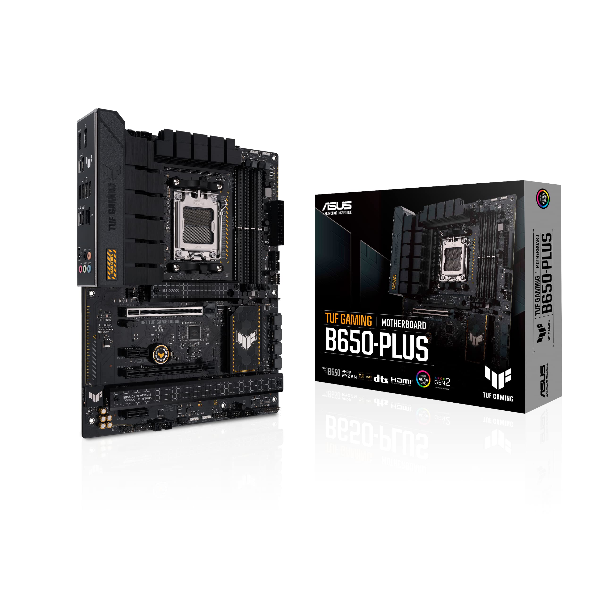ASUS TUF GAMING B650-PLUS Mainboard Sockel AMD AM5 (Ryzen 7000, ATX, PCIe 5.0, DDR5-Speicher, 14 Power Stages, USB 3.2 Gen 2x2 Typ-C, 2.5G Ethernet, Aura Sync) ATX B650 PLUS Angebot bei HelloDeals