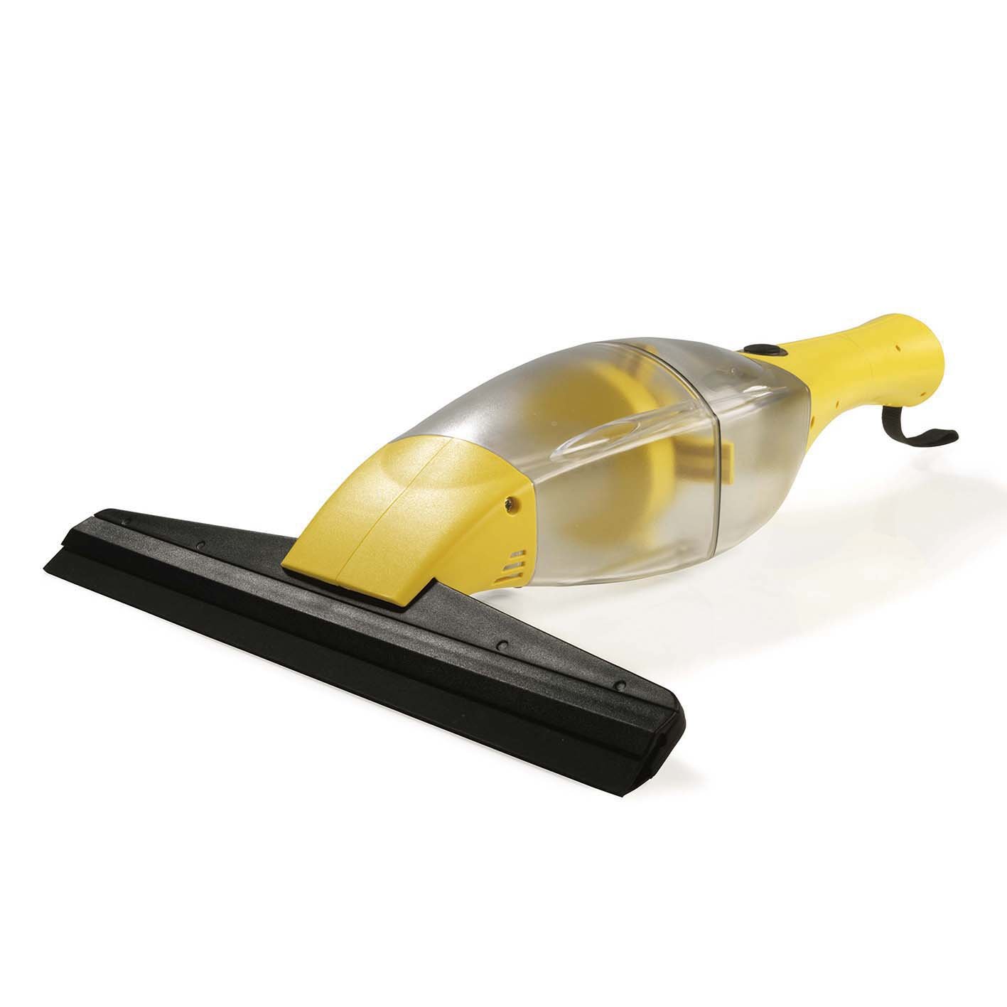 CLEANmaxx Akku-Fensterreiniger | Streifenfreie Sauberkeit | z.B. für Fenster, Fliesen, Spiegel | Keine Tropfen | Li-Ion Akku 1500 mA |[Gelb] Angebot bei HelloDeals