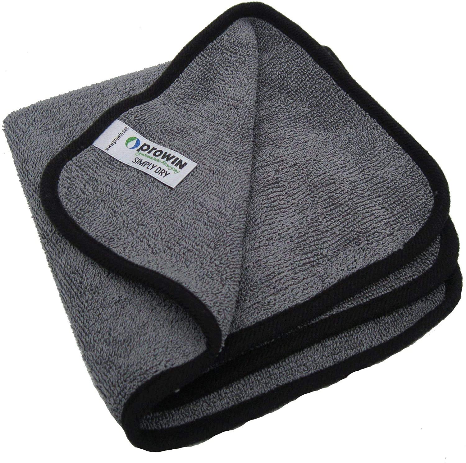 Simply Dry ProWin Trockentuch 50x70 grau Extrem saugstarkes Mikrofasertuch Angebot bei HelloDeals