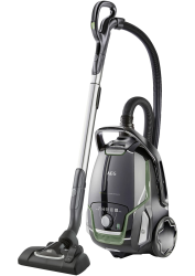 AEG Staubsauger mit Beutel, 70% Recyclingmaterial, inkl. Zusatzdüsen, 12 m, 700 Watt, nur 65 dB(A), 5 l Staubbeutelvolumen, Waschbarer Filter, Neue Technische Version, schwarzgrün, VX9-2-ÖKO Style VX9-2-ÖKO Angebot bei HelloDeals