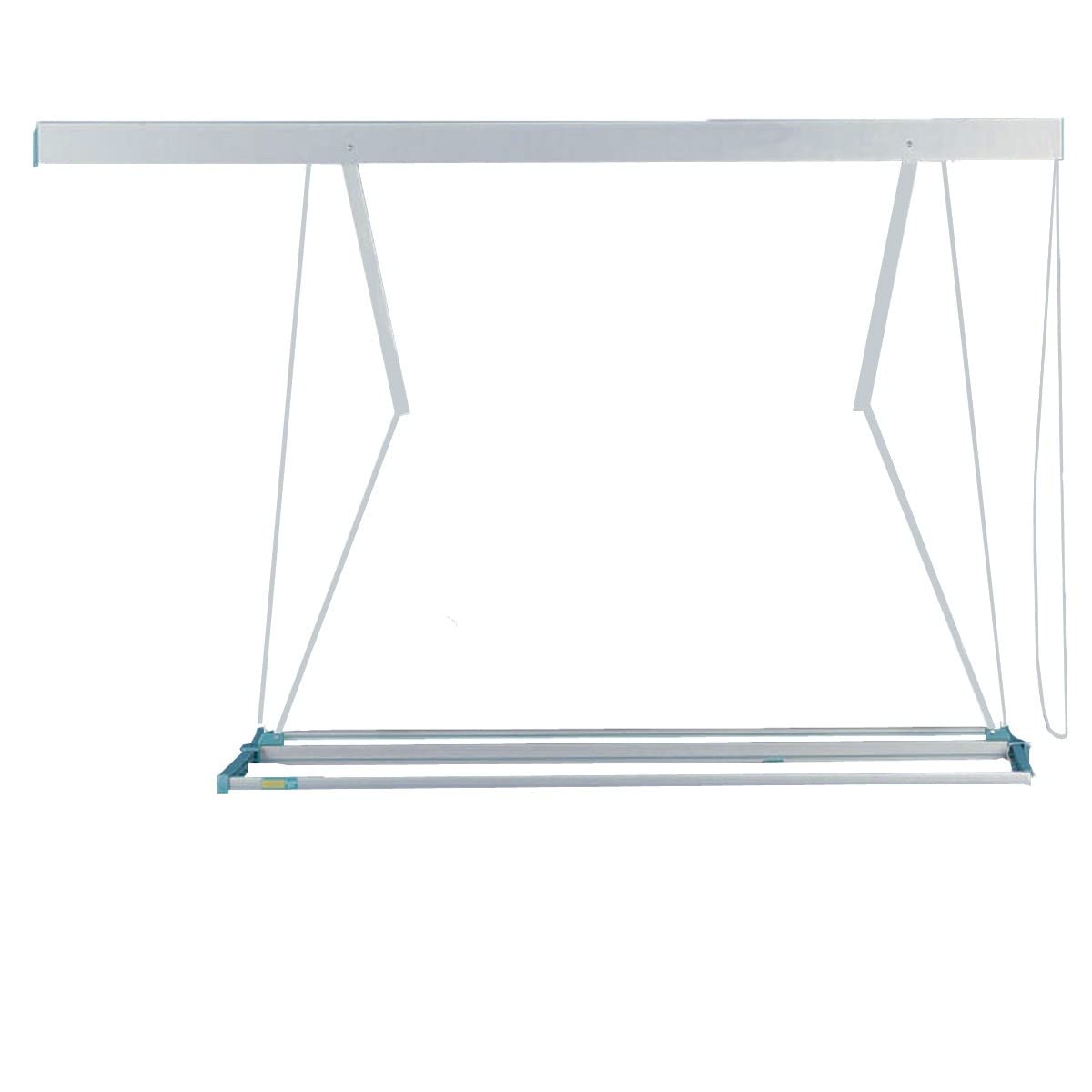 JUWEL Deckentrockner Samba 200 (für bis zu 2 Waschmaschinenladungen, Aufhängelänge 18 m, Wäschetrockner für große Wäscheteile/Bettwäsche, bis 120 cm stufenlos absenkbar) 30040 Angebot bei HelloDeals