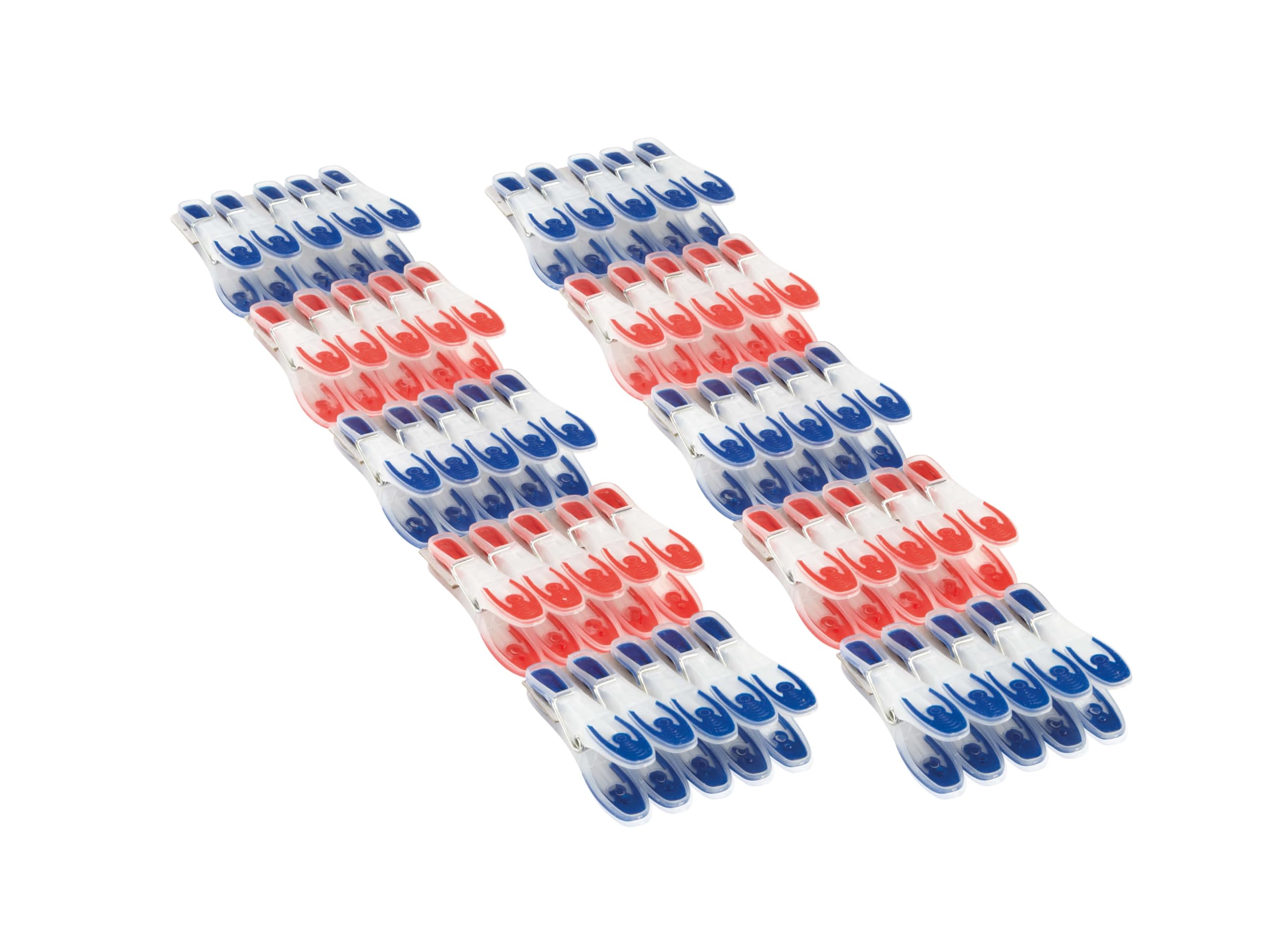 Leifheit Wäscheklammer 50er Set mit extra weicher Komponente, Klammern mit angenehm breiter Fläche zum Zudrücken, optisch ansprechende Wäscheklammern 50 Wäscheklammern Angebot bei HelloDeals