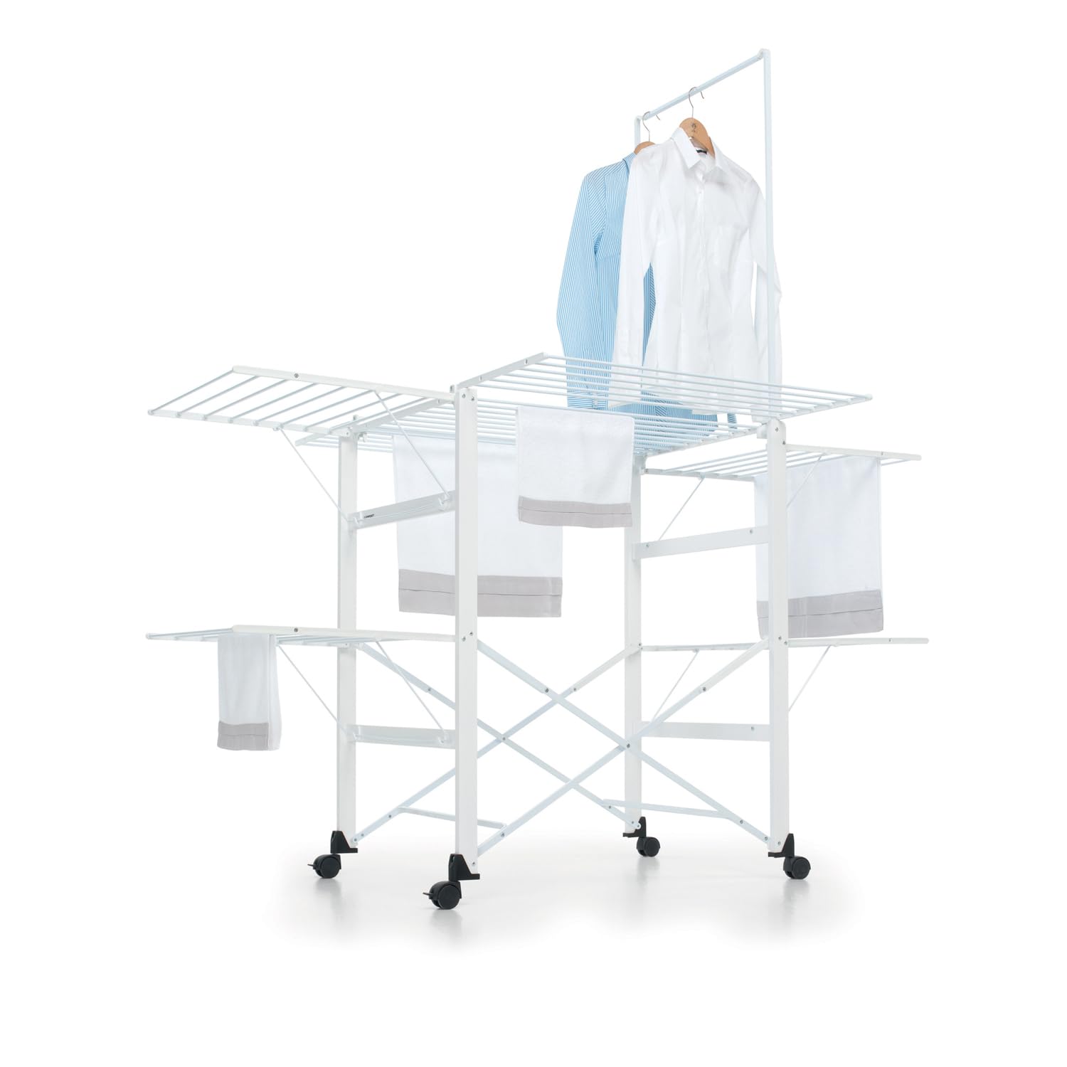 Foppapedretti Supergulliver Wäscheständer, 174 x 122 x 189 cm, Alluminium 189x122x174 cm Bianco Angebot bei HelloDeals