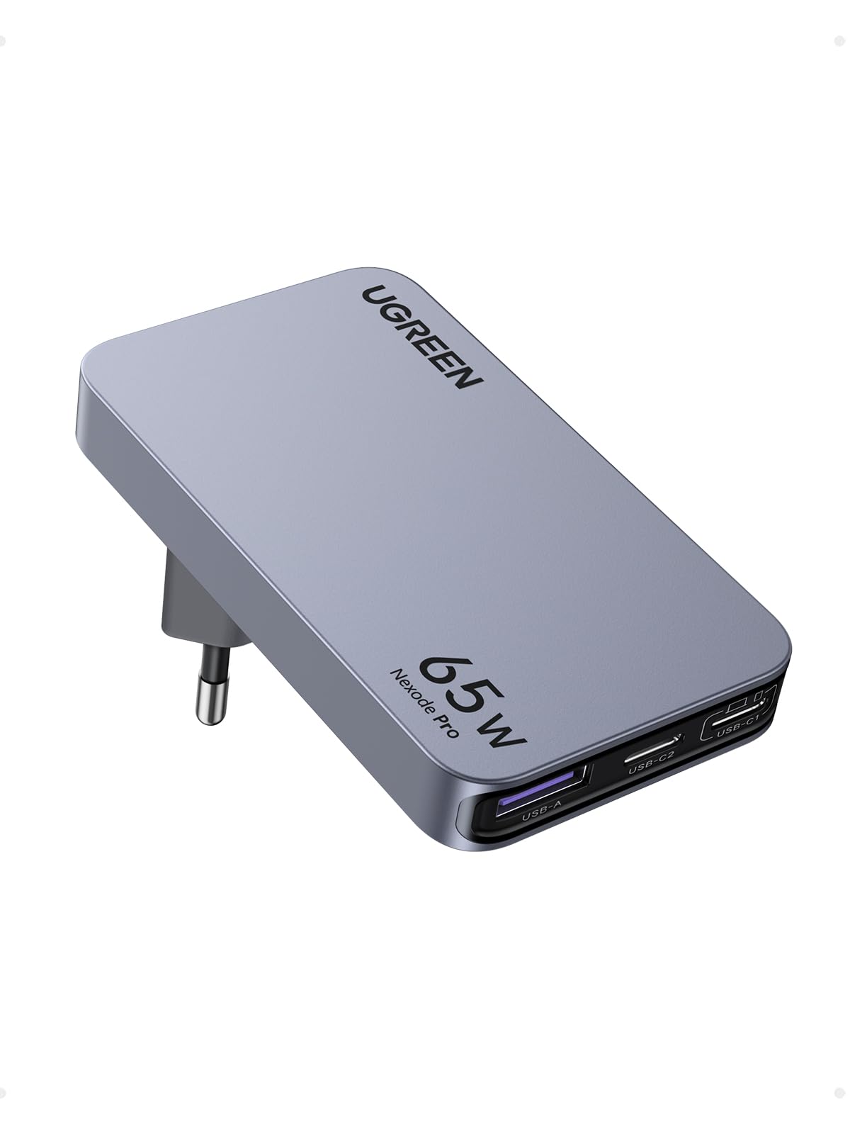 UGREEN Nexode Pro 65W USB C Ladegerät Slim mit EU/US/UK Stecker GaN USB-C Netzteil 3-Port Charger Schnellladegerät kompatibel mit MacBook, iPad, iPhone 17, Galaxy S25 Ultra, Dell XPS Angebot bei HelloDeals