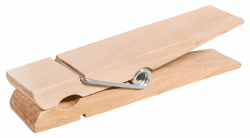 Rayher 62831000 Große Holzwäscheklammer XL, 15x3,4 cm, aus unbehandeltem Birkenholz, Holzklammer, Beige Beige Einheitsgröße Angebot bei HelloDeals