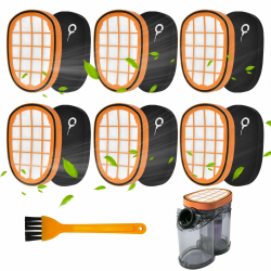 6 Stück Filter für Philips SpeedPro Max Akkusauger, FC5005/01 Ersatzfilter Zubehör für Philips FC6812 FC6813 FC6822 FC6823 FC6826 FC6723/01 FC6901-FC6904 XC7042/01 XC8045/01 XC8147/01 Angebot bei HelloDeals