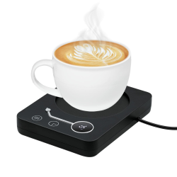 Mcbazel Kaffeetassenwärmer 40°C-55°C. 55°C-65°C. 65°C-75°C Grad Celsius Schwerkraft-Sensor Celsius DREI-Geschwindigkeits-Temperatur-Timing Tassenwärmer mit EU-Stecker -Schwarz Angebot bei HelloDeals