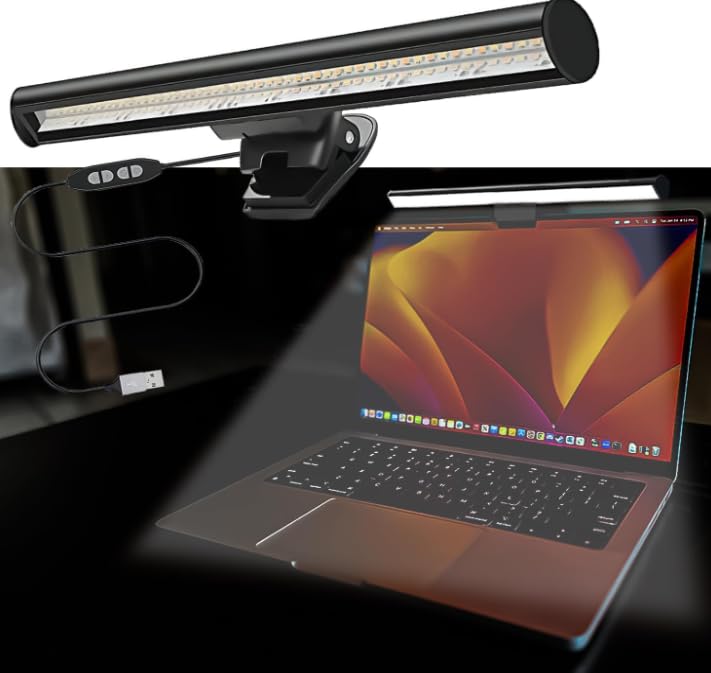 Arespark Computer Monitor Lampe,Monitor Light Bar,LED Screenbar,Usb Lampe für Bildschirm,mit 3 Einstellbare Beleuchtungs modi und 10 Helligkeit,kein Blenden 26 CM Angebot bei HelloDeals