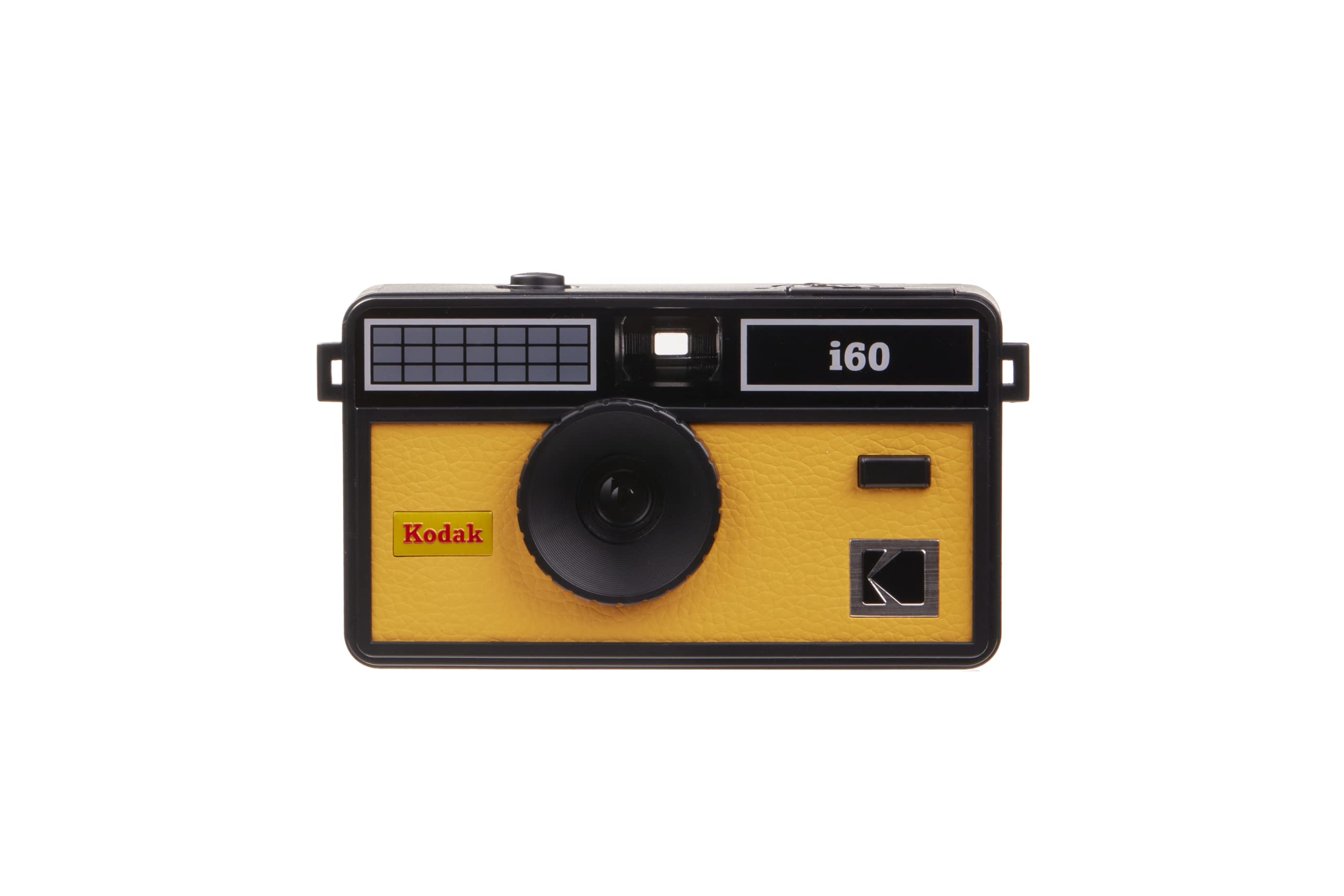 Kodak i60 Wiederverwendbare 35-mm-Filmkamera – Retro-Stil, fokussierfrei, integrierter Blitz, Drücken und Pop-Up-Blitz (gelb) Angebot bei HelloDeals