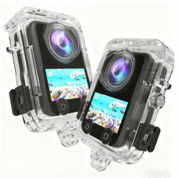 Unsichtbares Tauchgehäuse für DJI Osmo 360, 40M Wasserdichtes Gehäuse Unterwassergehäuse Schutzgehäuse Schutzgehäusehülle Zubehör für DJI OSMO 360 Angebot bei HelloDeals