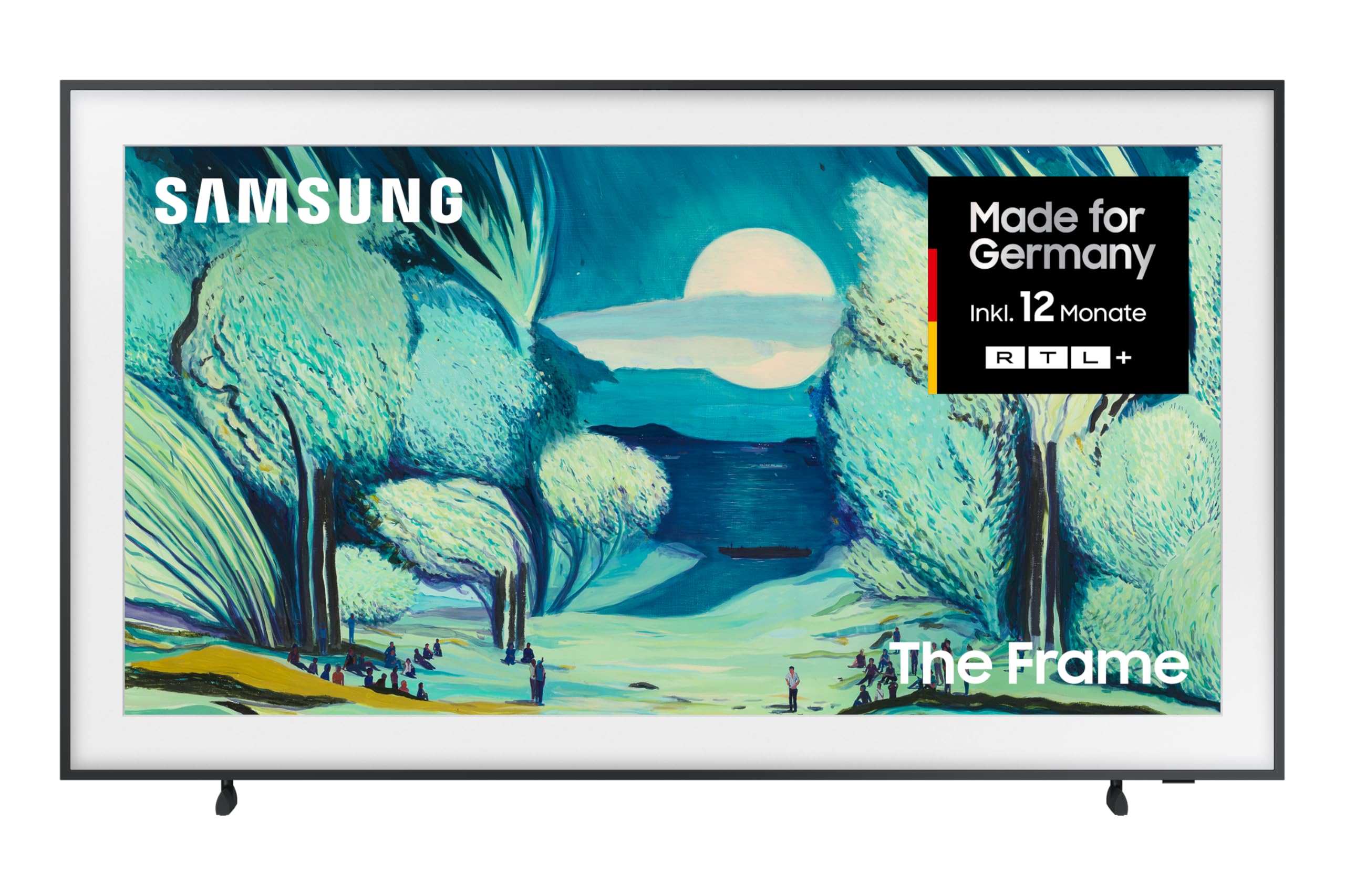 Samsung The Frame LS03F 4K QLED 55 Zoll (138 cm) UHD Fernseher, Modern Frame Design, NQ4 AI Gen2 Prozessor, Art Mode, Artful Picture Quality, One Connect Kabel, Samsung Vision AI Smart TV 55 Zoll Modell 2025 Angebot bei HelloDeals