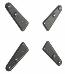 RICOO VESA Adapter Universal - TV und Monitor Ständer & Wandhalterung für Fernseher 32-55 Zoll, VA0100 Erweiterung 200x200 auf 400x400 TV Halterung Standfuss Fernsehhalterung für Wand Angebot bei HelloDeals