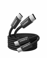 Anker USB C auf USB C Kabel, [2 Stück 1,8m] 240W USB C Kabel, geflochtenes und schmutzabweisendes USB C Ladekabel für iPhone 17 16 15 Serie Galaxy S24 S23 MacBook Pro Air iPad Pro Air Schwarz 1,8m+1,8m Angebot bei HelloDeals