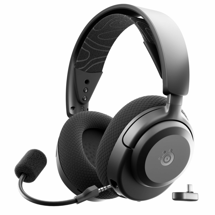 SteelSeries Arctis Nova 3X Wireless Gaming-Headset – App-Steuerung – 40 Std. Akku – Neodym-Magnet-Treiber – 2,4 GHz/Bluetooth – Abnehmbares Mikrofon – Xbox, PS5, PC, Switch, Mobilgeräte - Schwarz Nova Schwarz Angebot bei HelloDeals