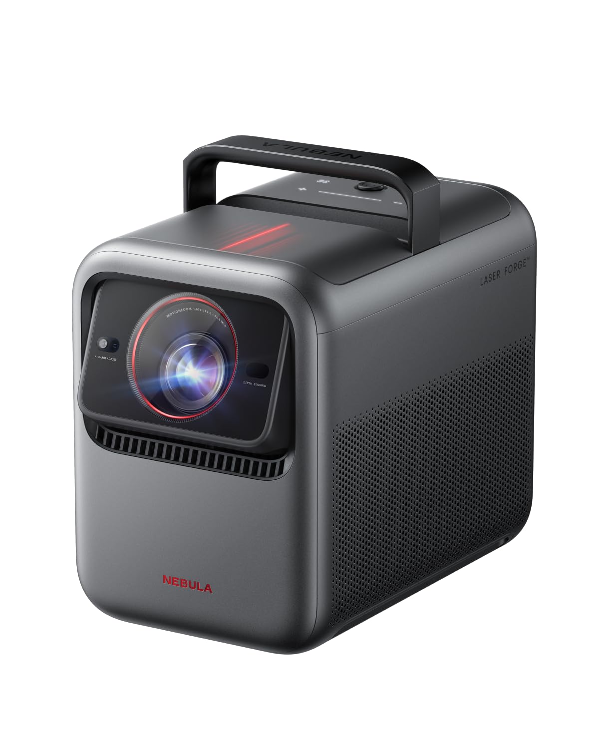 Nebula X1 Triple Laser 4K Beamer, 3500 ANSI Lumen, 56000:1 Kontrast, 40W Stereo Sound, 0,9-1,5 optischer Zoom, AutoKalibrierung, Dolby Vision, 300 Zoll, Micro-Gimbal, GTV, Mit Griff(Generalüberholt) Angebot bei HelloDeals