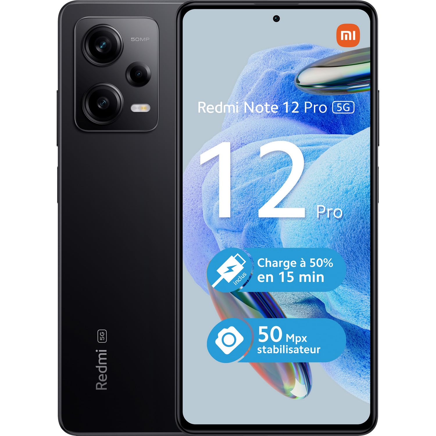 Xiaomi Redmi Note 12 Pro 5G 128 GB/6 GB RAM Schwarz (Refurbished) Dual-SIM Angebot bei HelloDeals