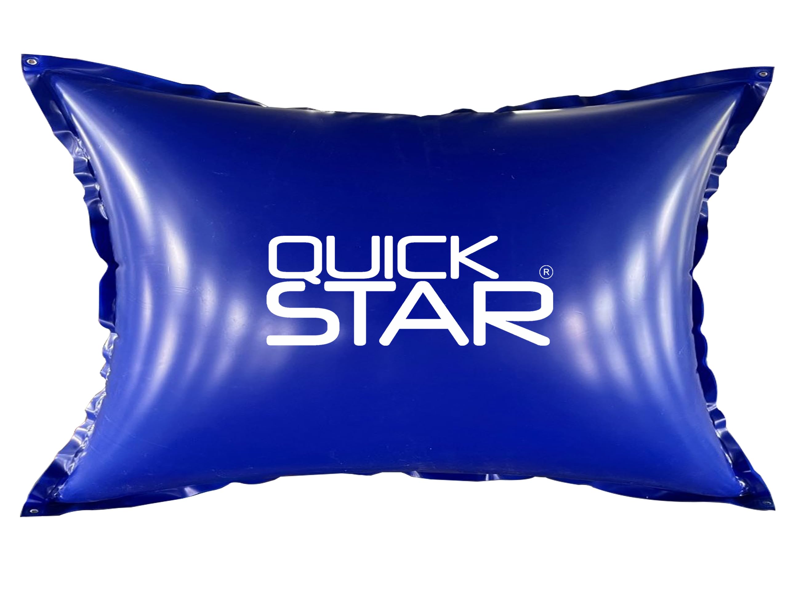 QUICK STAR Poolkissen Eckig 200x400 cm Blau | 4 Seile & Sicherheitsventil | 2X Reparaturset | PVC 0,44mm | Winter Pool Kissen mit Doppelnaht | Luftkissen Chlor- und UV-Beständig 200x400cm Blau Angebot bei HelloDeals