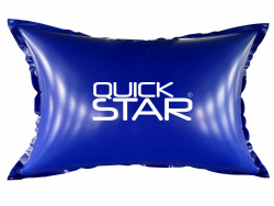 QUICK STAR Poolkissen Eckig 200x400 cm Blau | 4 Seile & Sicherheitsventil | 2X Reparaturset | PVC 0,44mm | Winter Pool Kissen mit Doppelnaht | Luftkissen Chlor- und UV-Beständig 200x400cm Blau Angebot bei HelloDeals