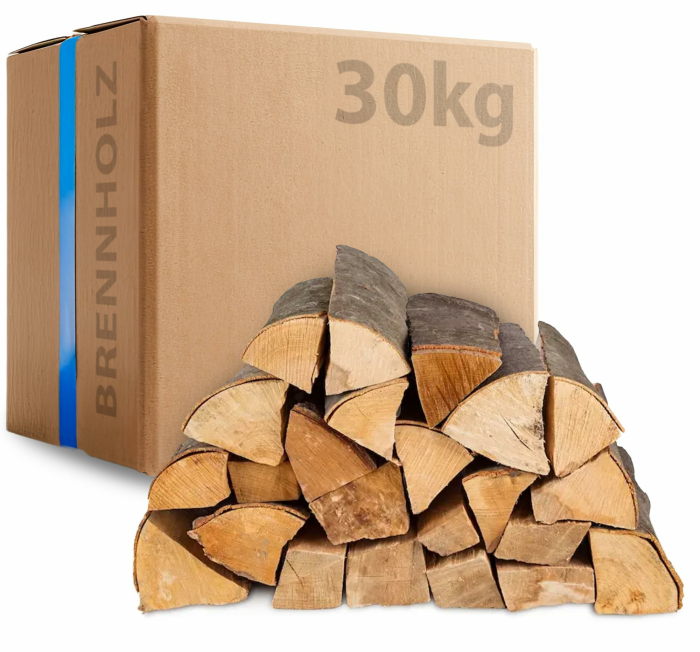 30kg Kaminholz Buche Brennholz - Kammergetrocknetes Feuerholz 30cm Scheite für Kamin, Ofen & Feuerschale - 100% Naturholz, Umweltfreundlich, Raucharm, Ideal für Grill, Lagerfeuer, Smoker & Dekoration Angebot bei HelloDeals