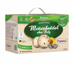 Fidelio Meisenknödel ohne Netz, ganzjähriges Wildvogelfutter proteinreich/energiereich, hochwertiges Vogelfutter für Wildvögel, 30 Stück im Karton aus FSC-zertifizierter Produktion, 2.5 kg Geschmacklos 30 stück (1er Pack) Angebot bei HelloDeals
