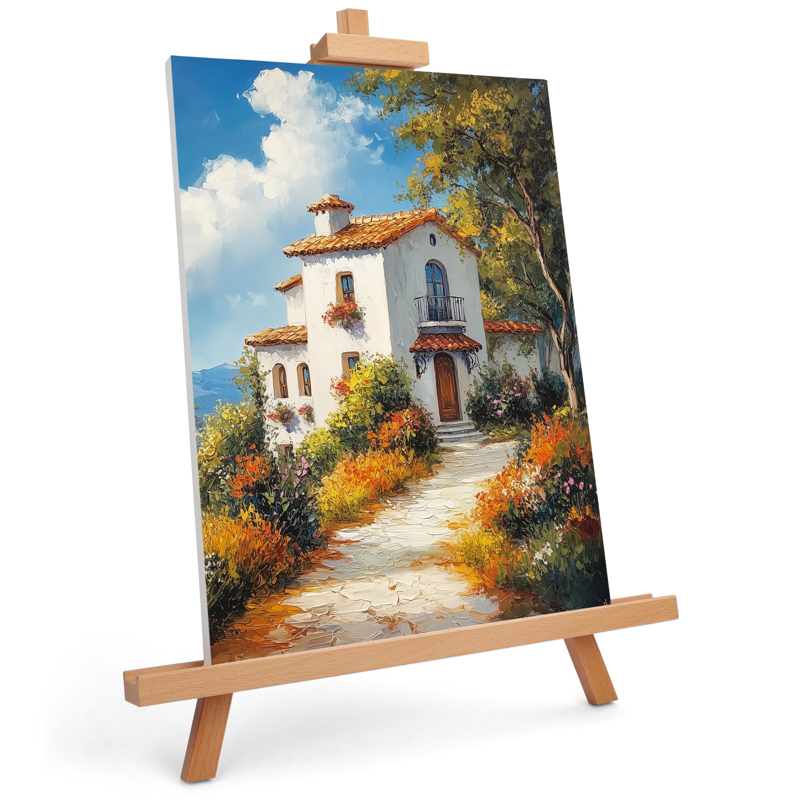 Belle Vous Tischstaffelei Verstellbar aus Holz A-Form - 83cm Buchenholz Staffelei Dreifuß Holzstaffelei, Tisch Staffelei Holzständer Stativ zum Zeichnen, Malen, Fotos Aufstellen, Kunst Angebot bei HelloDeals