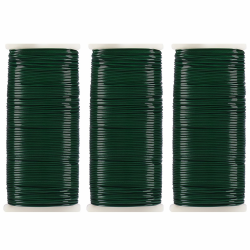 Tenn Well 90M Grün Blumendraht, 3er Bindedraht Set 0.7mm Wickeldraht Basteldraht für die Herstellung von Blumen und Pflanzen, Rosen, Basteln Angebot bei HelloDeals