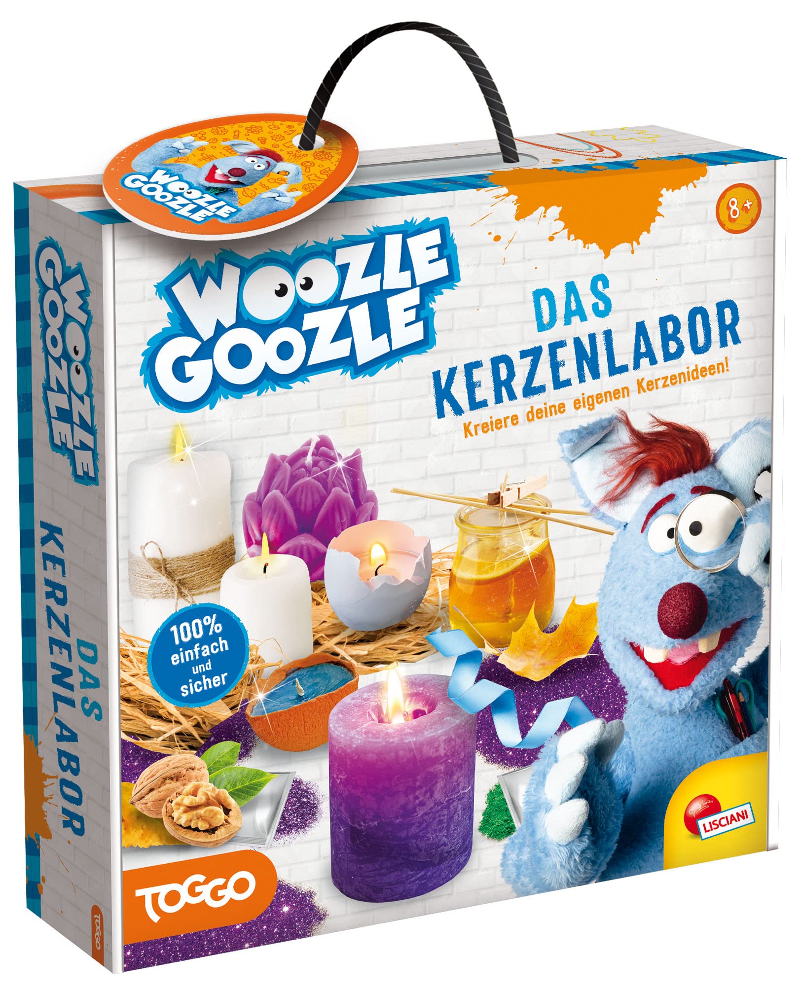 Lisciani - WOOZLE GOOZLE Das Kerzenlabor - Kerzenherstellungsset - Für Kinder ab 8 Jahren - Erstellen Sie Ihre Eigenen Kerzen mit Natürlichen Produkten Angebot bei HelloDeals