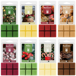 Salubrito Weihnachten Duftwachs Wax Melts für Duftlampe, 100% Sojawachs Raumduft Duftkerze, Winter Wax Melts für Kerzen Wärmer - Weihnachtsbaum, Lebkuchen, Apfel-Zimt, Geschenk für Frauen Weihnachten-1 Angebot bei HelloDeals