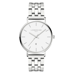 Liebeskind Berlin Damen Armbanduhr – Klassische Quarzuhr 34mm – Edelstahlarmband – 3ATM wasserdicht – Perfekt für den Alltag Silber Angebot bei HelloDeals