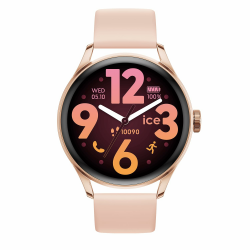 Ice-Watch - Ice smart 3.0-1.2 Rose-Gold Nude AMOLED GPS - Rose-Gold runde verbundene Uhr für Damen mit Silikonarmband - 025103 (1.20 Zoll) Angebot bei HelloDeals