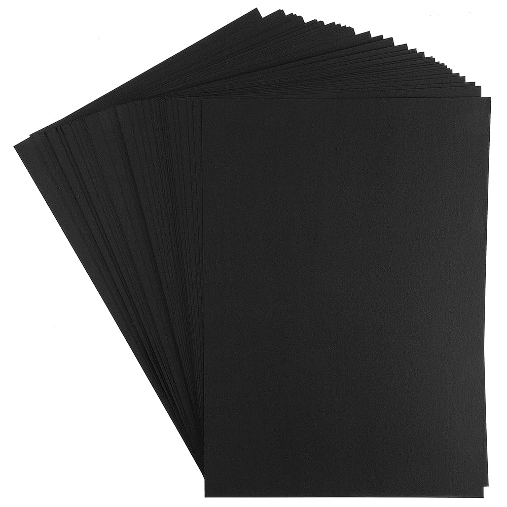 Ideen mit Herz Premium Tonkarton | Fotokarton | Din A4 (schwarz | 220 g/qm | 50 Stück) Angebot bei HelloDeals