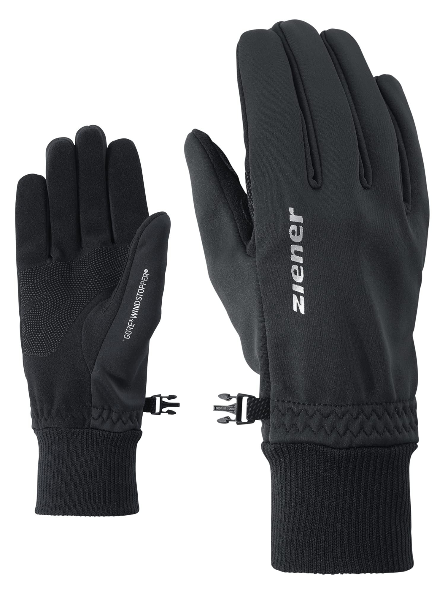 Ziener Erwachsene IDEALIST GWS Freizeit-/Funktions-/Outdoor-Handschuhe | atmungsaktiv, winddicht, Soft-Shell, schwarz 8 Schwarz Angebot bei HelloDeals