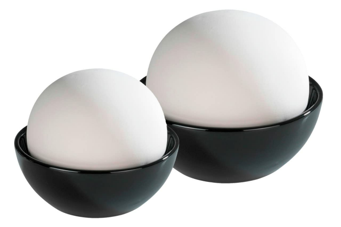 WENKO Luftbefeuchter Mod. Rondo 2er Set, dekorativ und dezent, zur Befeuchtung trockener Räume, Wohlbefinden durch optimiertes Raumklima, aus Keramik, erhöhte Verdunstungsleistung Angebot bei HelloDeals