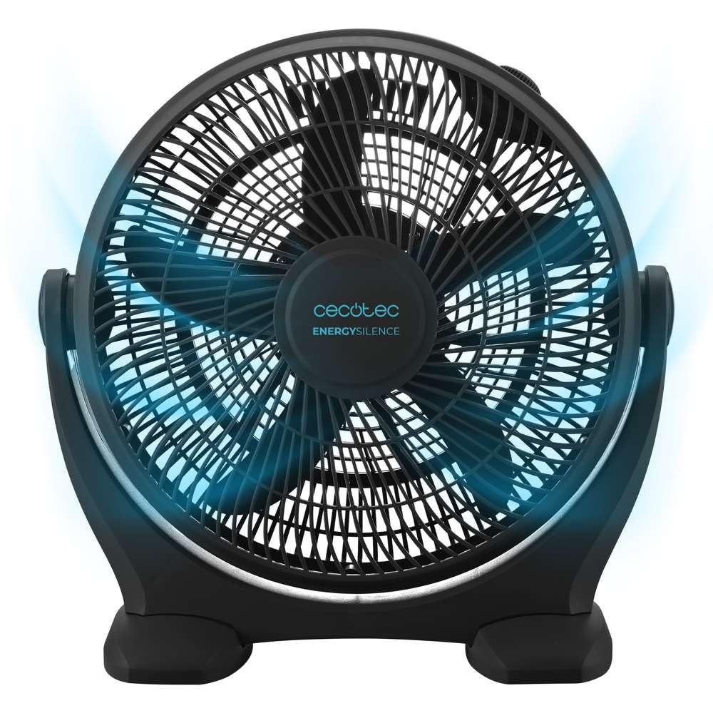 Cecotec Industrieller Bodenventilator EnergySilence 1400 FloorFlow, 50 W, Durchmesser 14 Zoll, 3 Geschwindigkeiten, 5 aerodynamische Flügel, einfache Bedienung und maximale Sicherheit Durchmesser 14" Angebot bei HelloDeals