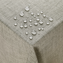 Deconovo Wasserabweisende Tischdecke Abwaschbar Tischwäsche Rechteckig Tischdecken Lotuseffekt Tischtuch Leinenoptik pflegeleicht für Esszimmer Küche Wohnzimmer Garten, 280x130 cm, Leinen, 1 Stück 280 x 130 cm (Rechteckig) Leinenfarben Angebot bei HelloDeals