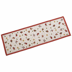 Villeroy & Boch – Toy's Delight Gobelin Tischläufer Weihnachten L Bunt, Maschinenwaschbar, Tischläufer Weihnachtlich, Tischdecke Weihnachten Läufer, Unterleger Tisch, Baumwolle/Polyester Mittel Gobelin Läufer Angebot bei HelloDeals