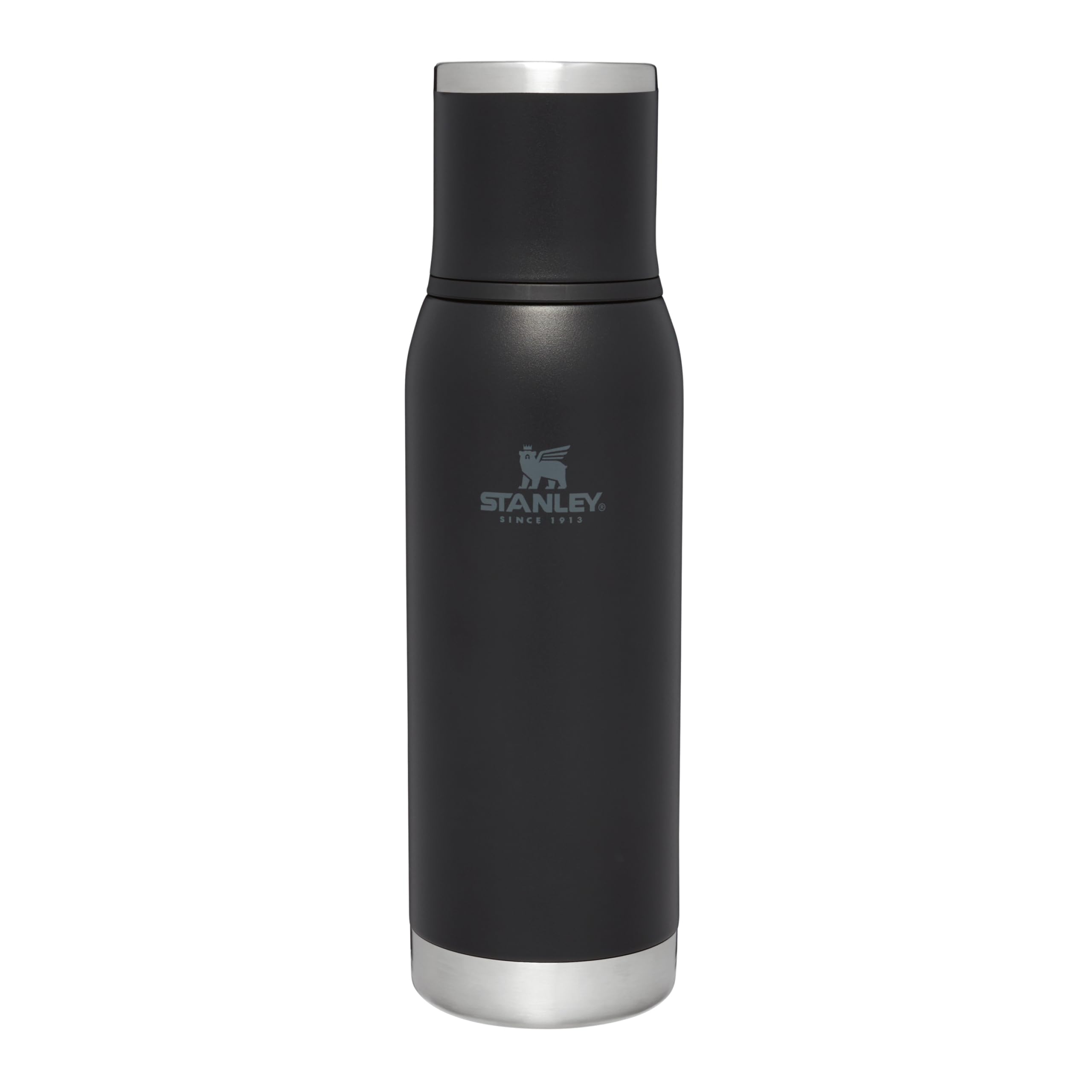 STANLEY Adventure To-Go Thermosflasche 1.0L - 25 Stunden Heiß - 27 Stunden Kalt - Auslaufsicher - Isolierter Deckel - Doppelwandige Vakuumisolierung - BPA-Frei - Black Black 1000 ml Angebot bei HelloDeals