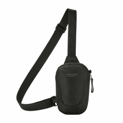 LARKSON Brusttasche Herren & Damen - Nils - Anti Diebstahl Umhängetasche für Reise, Festival, City - Kleine Crossbody Bag mit Platz für Handy, Schlüssel, Geldbörse Schwarz Angebot bei HelloDeals