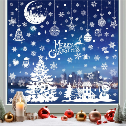 TK Gruppe Timo Klingler 202 Teilig Aufkleber Fensterbilder Sticker selbstklebend - adhesiv klebend - ohne Kleberückstände - für Fenster als Deko Dekoration zu Weihnachten Angebot bei HelloDeals
