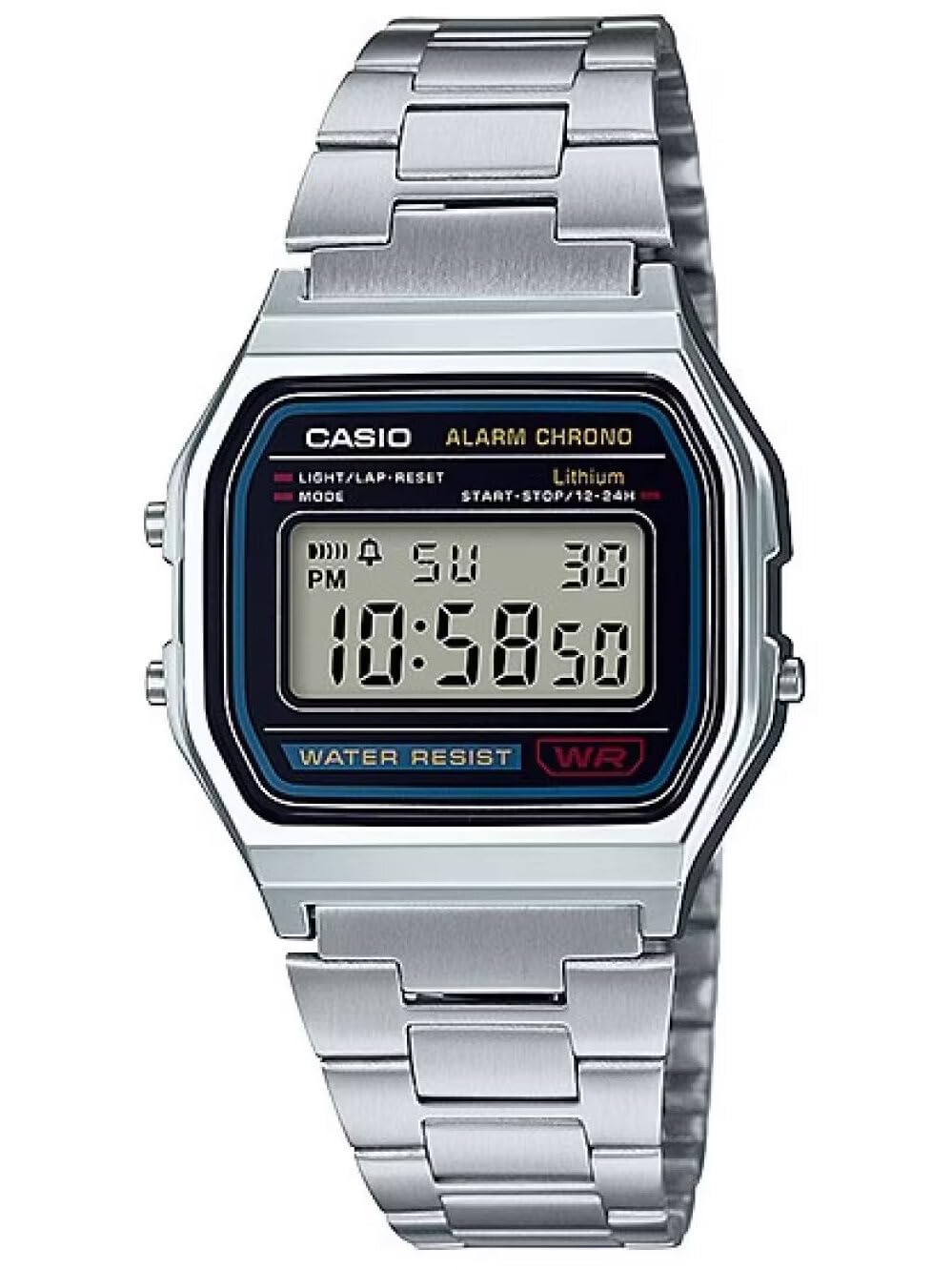 CASIO Mens Classic Stainless Steel Digital Watch Angebot bei HelloDeals