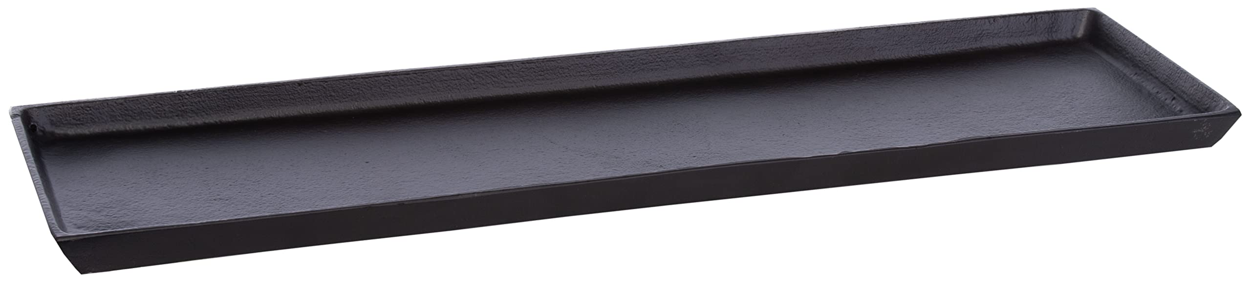 Brandsseller Deko-Tablett 44,5x12,5 cm Deko-Teller Dekoschale Aluminium Schwarz Rechteckig 44.5 x 44.5 x 2 cm Schwarz Angebot bei HelloDeals