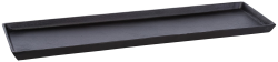 Brandsseller Deko-Tablett 44,5x12,5 cm Deko-Teller Dekoschale Aluminium Schwarz Rechteckig 44.5 x 44.5 x 2 cm Schwarz Angebot bei HelloDeals