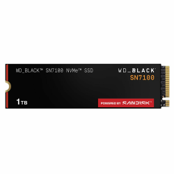 WD_BLACK SN7100 NVMe SSD 1 TB (High-Performance Gaming-Speicher, bis zu 7.250 MB/s Lesegeschwindigkeit, PCIe Gen4, Energieeffizienz) Für Desktop, Laptop & Handheld-Spielekonsolen 1 TB Bis zu 7.250 MB/s M.2 2280 Angebot bei HelloDeals