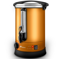 TRESKO® Glühweinkocher 6,8L / 1500W Einkochautomat aus Edelstahl Glühweinkessel Glühweinautomat Heißgetränkeautomat Heißwasserspender 6.8 Liter Kupfer Angebot bei HelloDeals
