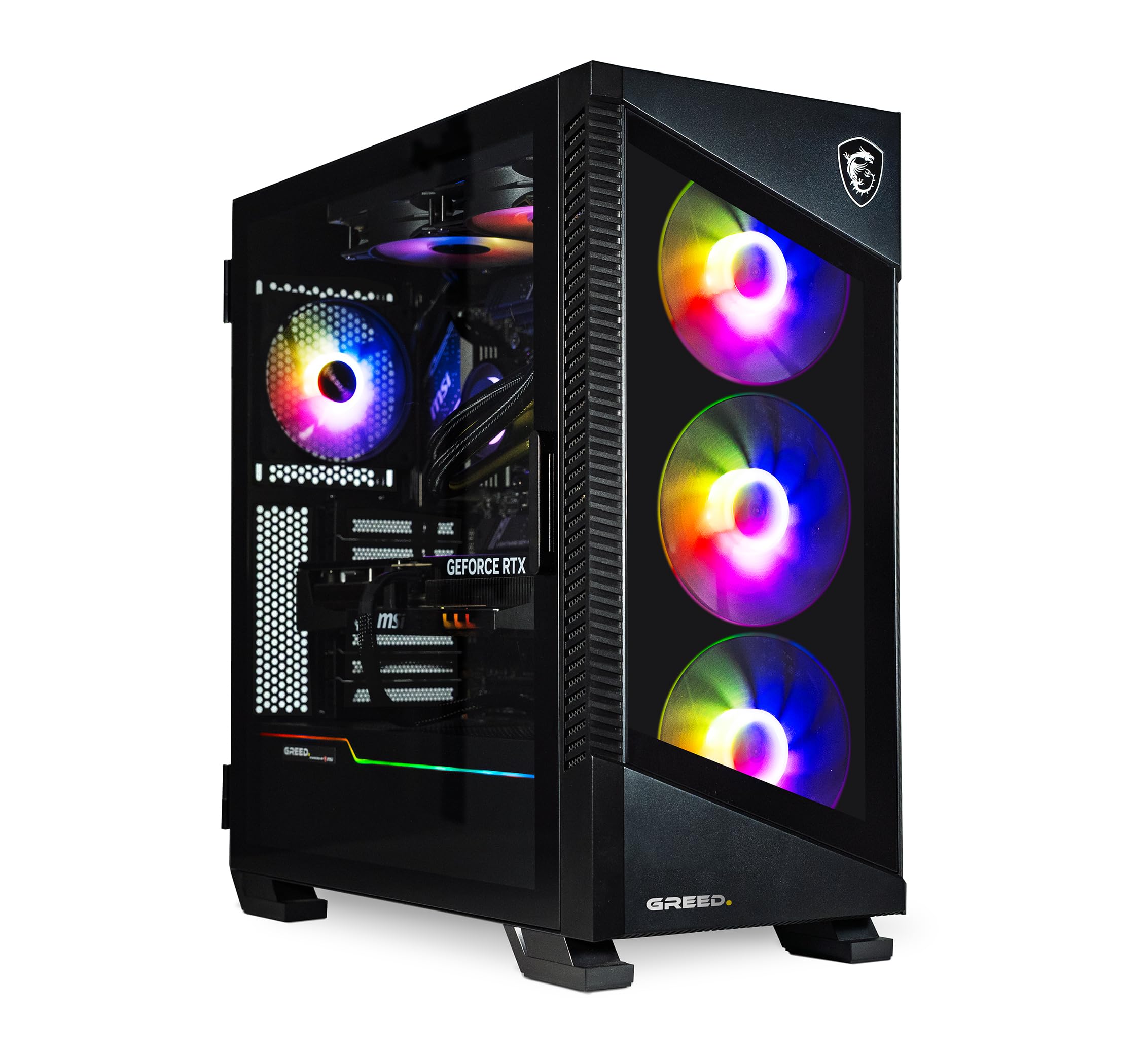 Greed® MK5 Power - High End Gaming PC - Intel Core i9 12900KF + Nvidia Geforce RTX 5070Ti 16GB - Schneller RGB Computer + 4K Raytracing Rechner - 5,2 GHZ - 32 GB DDR5 RAM - 1TB SSD - WLAN + W11 Pro MK5 POWER | 5070 Ti INTEL Angebot bei HelloDeals