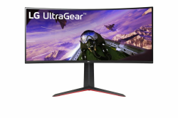 LG, 34 Zoll, Ultragear™ UWQHD Curved Gaming Monitor, 34GP63AP-B.AEU, 3440 x 1440, 21:9, 5 ms GtG, 160 Hz, HDR10, Motion Blur Reduction, AMD FreeSync™ Preminum- Schwarz Angebot bei HelloDeals
