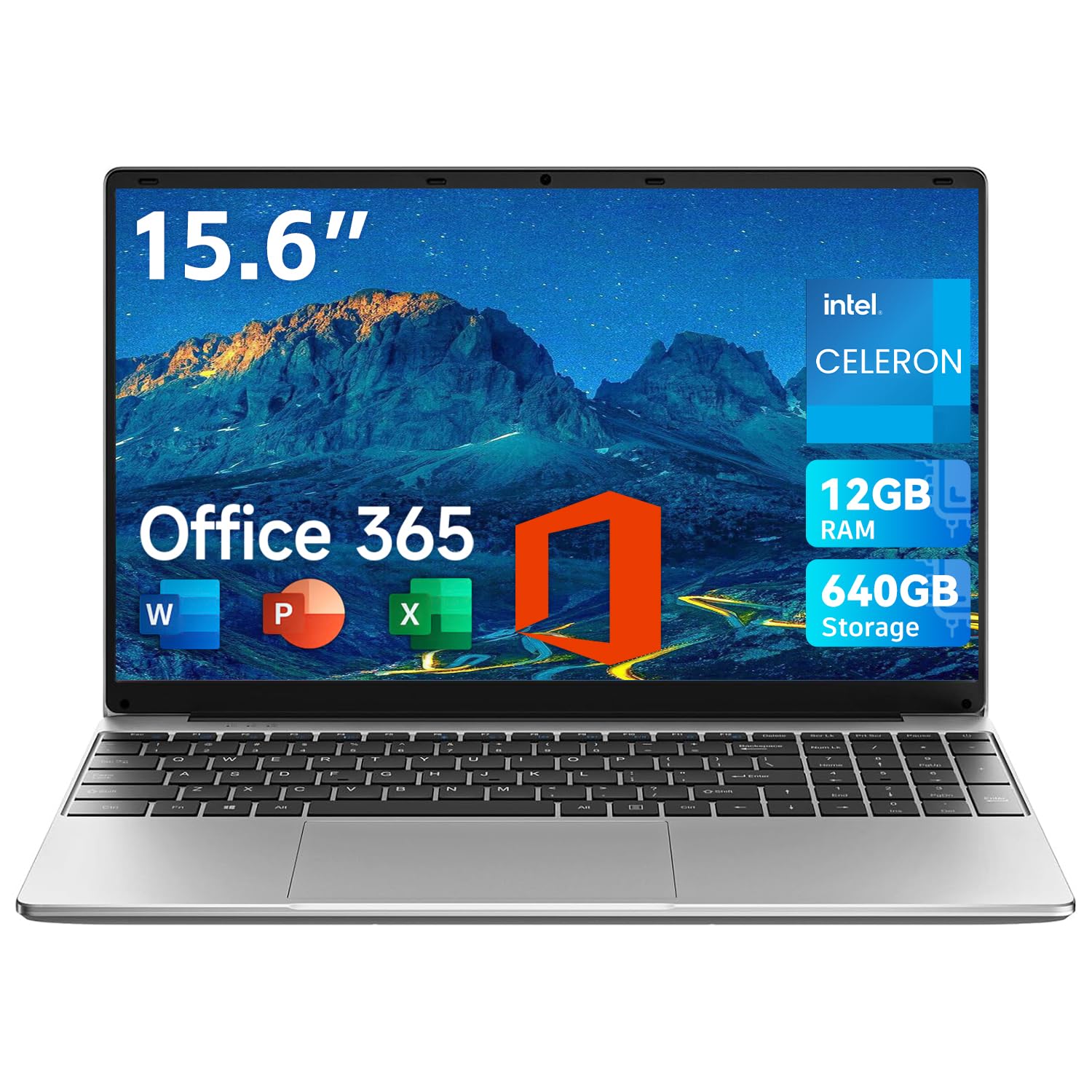 jumper Laptop 15.6 Zoll FHD Display, 12GB RAM 640GB ROM, Office 365, Processor 5205U Notebook, Battery 38Wh, 2 Stereo Speakers, Type-C USB 3.0, Digital Keyboard 12GB RAM 640GB ROM 5205U Angebot bei HelloDeals