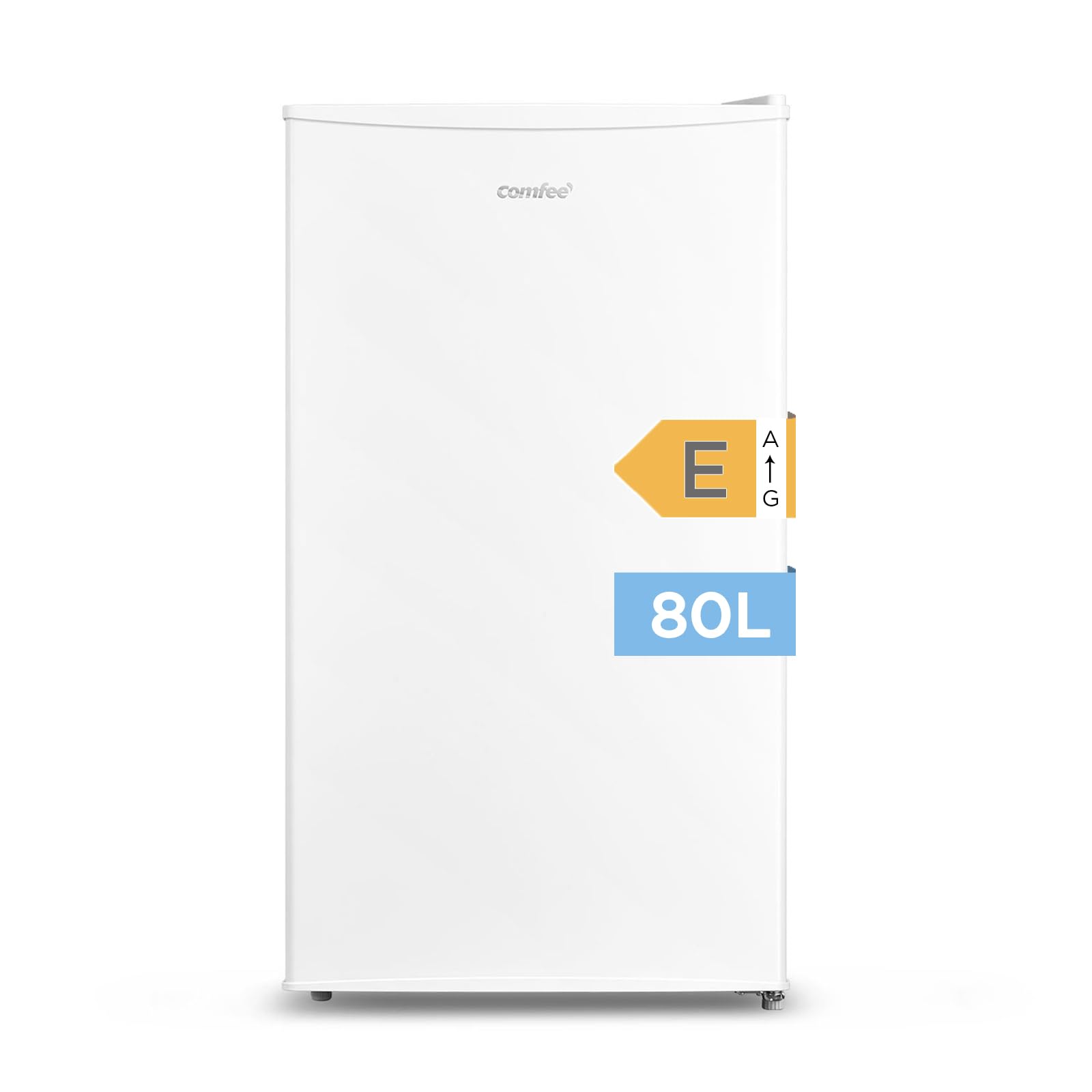Comfee RCD80WH2(E) Kühlschrank mit Gefrierfach/ 80L Tischkühlschrank/mit 12 L Gefrierfach/ -18 °C bis -8 °C/ 4-Sterne-Gefrierschrank-Bewertung/ 137 kWh/Jahr/Einstellbare Temperaturregelung/Weiß Angebot bei HelloDeals