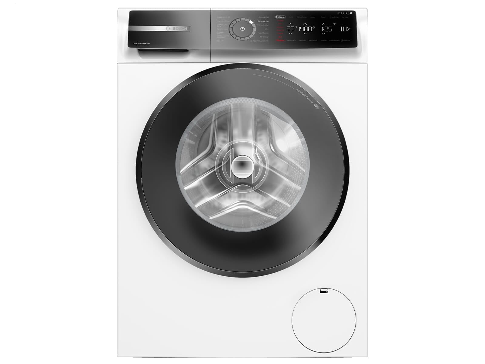 Bosch WGB244071, Stiftung Warentest Testsieger*, Serie 8, Smarte Waschmaschine 9 kg, Made in Germany, Fleckenautomaik, Iron Assist reduziert Knitterfalten, Mini Load für Einzelteile, Speed Perfect Angebot bei HelloDeals